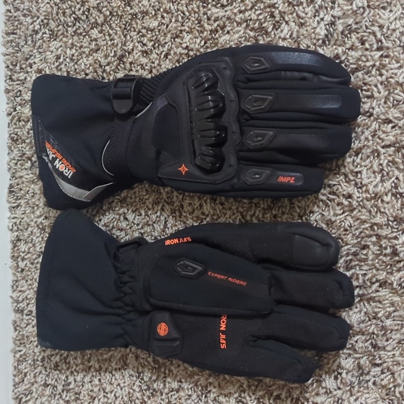 Iron Jia's XXL WP02 Motorcycle Riding Racing Gloves Black - Picture 2 of 2
